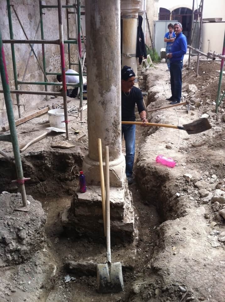 Construction base April 2011