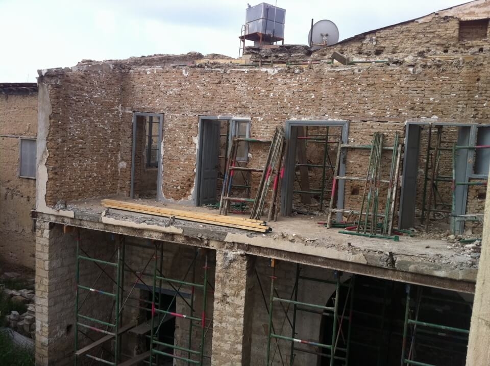 Construction second floor July 2011