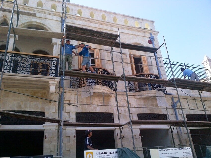 Construction process June 2012